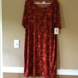 LulaRoe Julia Dress- size 3x fits like XL